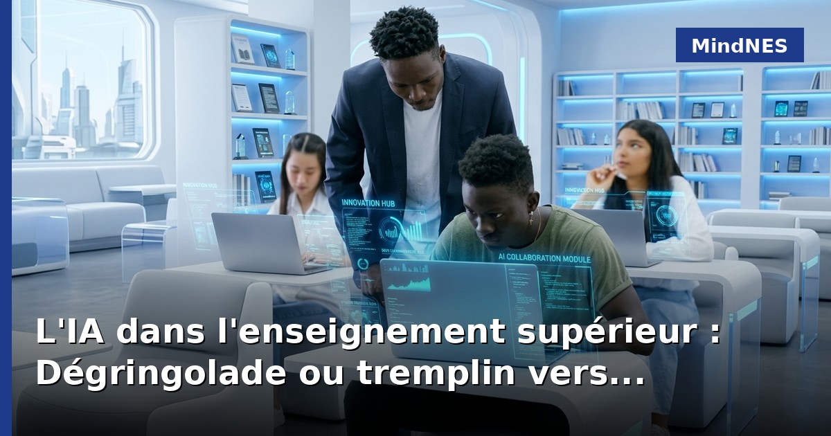 L'IA dans l'enseignement supérieur : Dégringolade ou tremplin vers l'égalité des chances ?