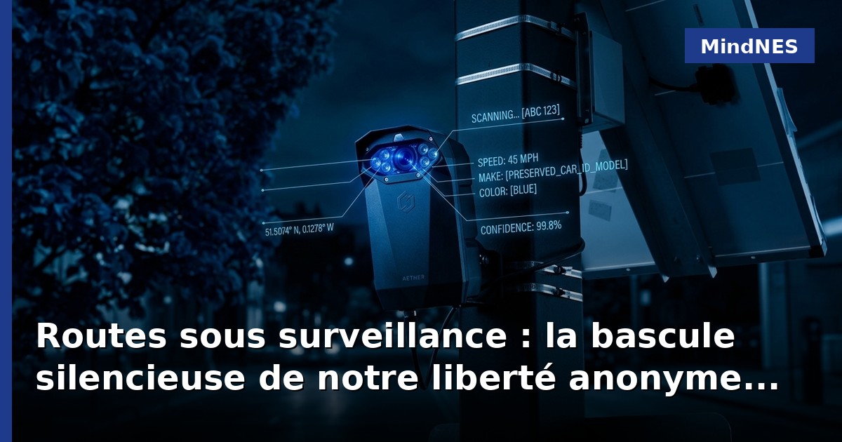 Routes sous surveillance : la bascule silencieuse de notre liberté anonyme