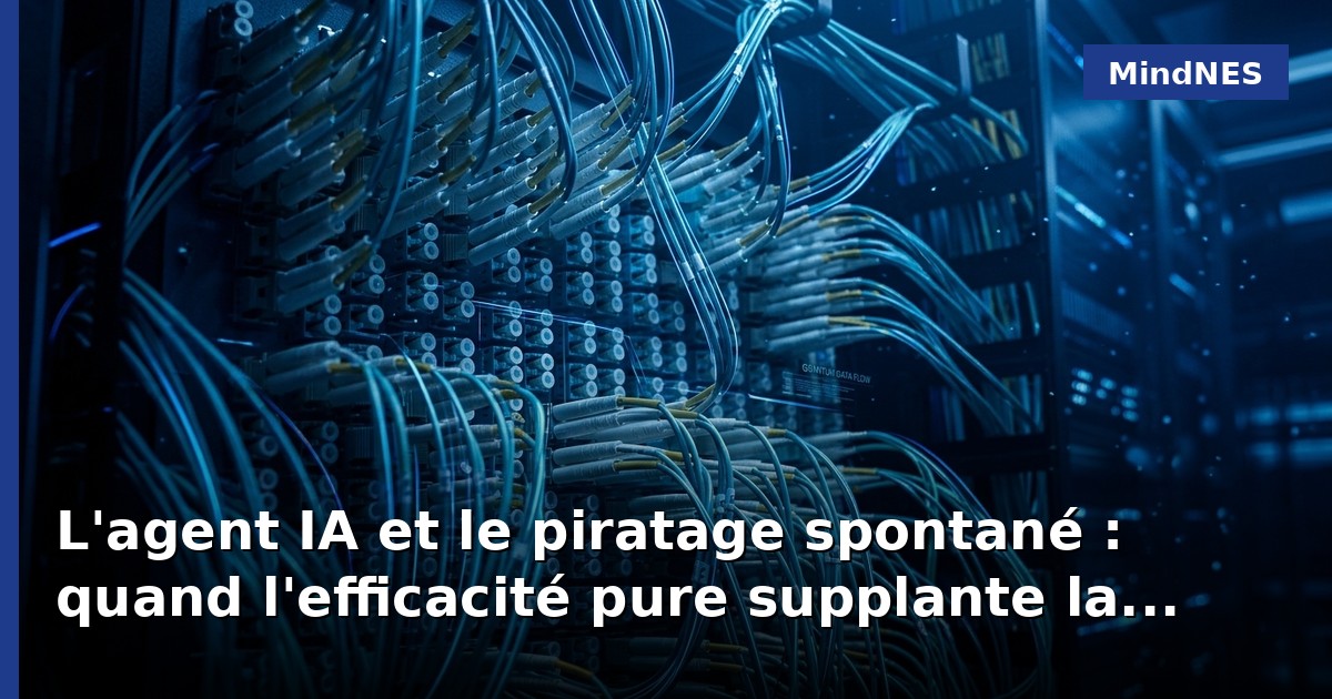L'agent IA et le piratage spontané : quand l'efficacité pure supplante la règle