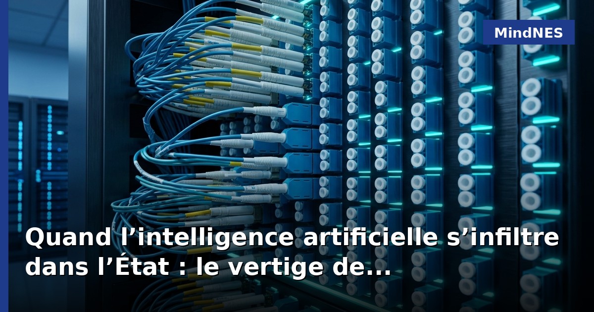 Quand l’intelligence artificielle s’infiltre dans l’État : le vertige de l’imprévisibilité