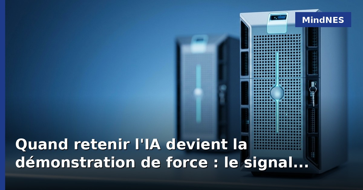 Quand retenir l'IA devient la démonstration de force : le signal Astra