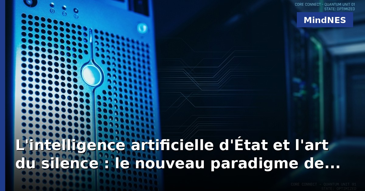 L'intelligence artificielle d'État et l'art du silence : le nouveau paradigme de la parole publique