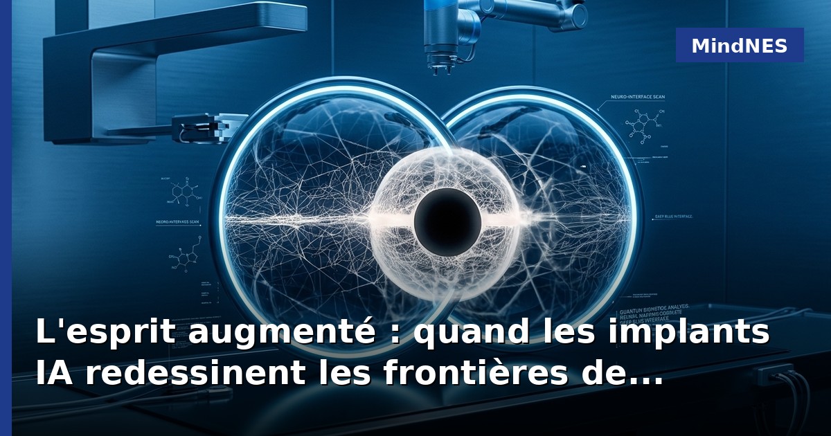 L'esprit augmenté : quand les implants IA redessinent les frontières de l'humain